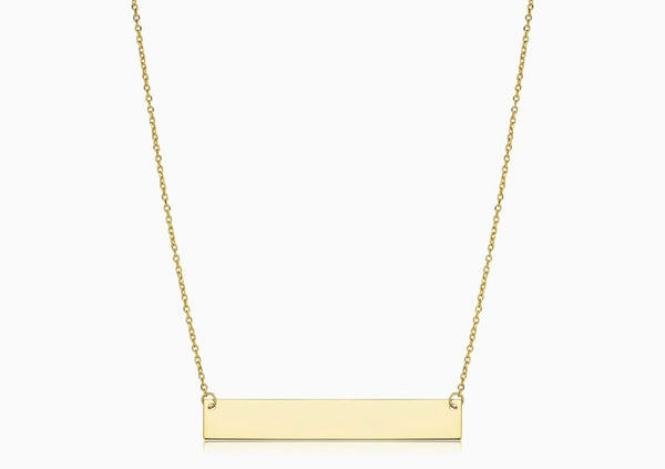 GOLD BAR NECKLACE