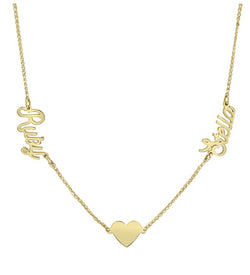 HEART & NAME NECKLACE