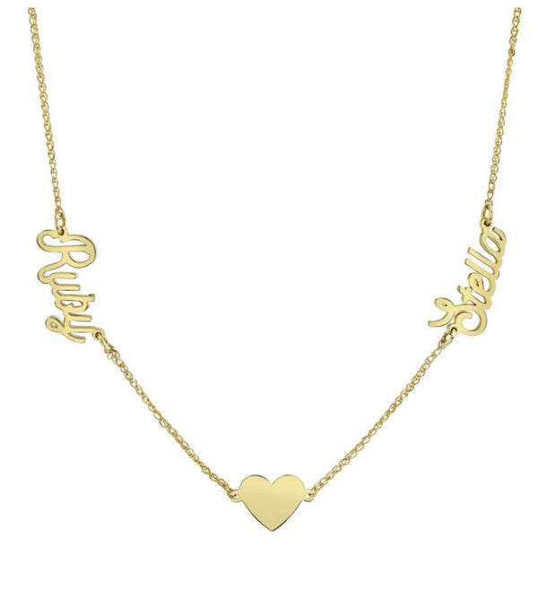 HEART & NAME NECKLACE