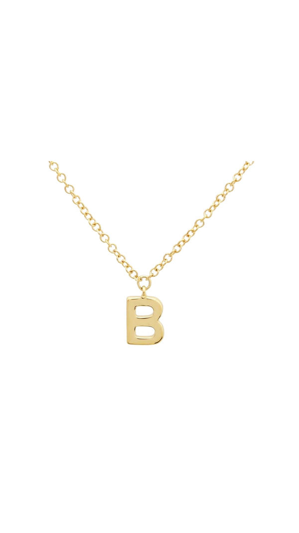 MODERN INITIAL NECKLACE