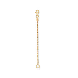14kt Yellow Gold Singapore Chain Necklace Extender