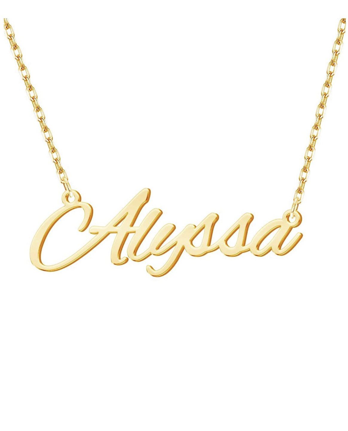 CLASSIC PERSONALIZED NAME NECKLACE